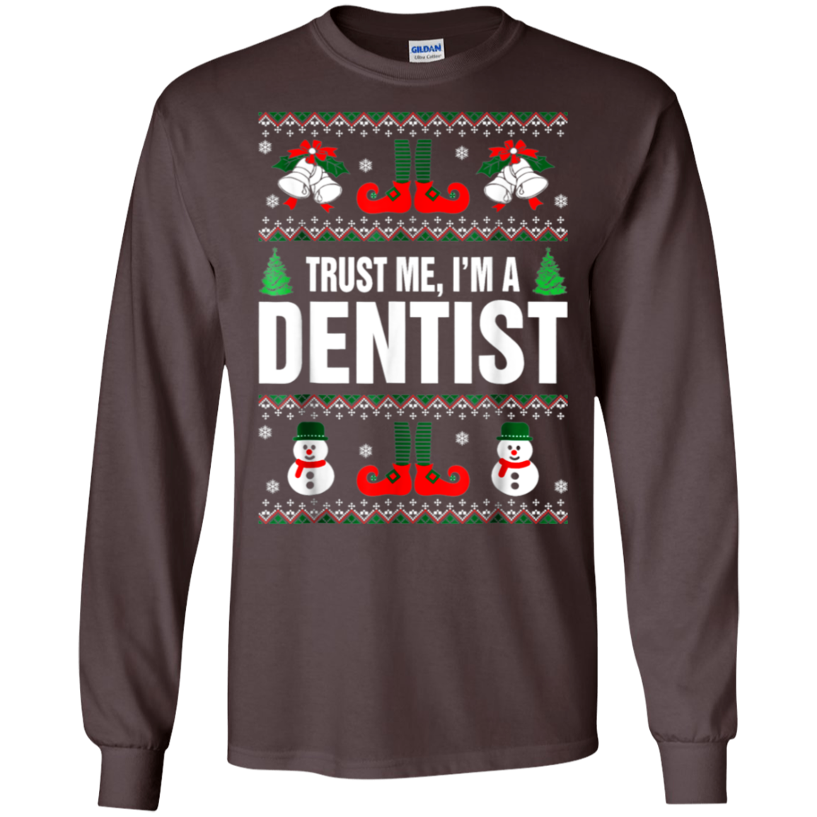 Dentist Funny Christmas Thanksgiving T Shirt G240 Ls Ultra T-shirt