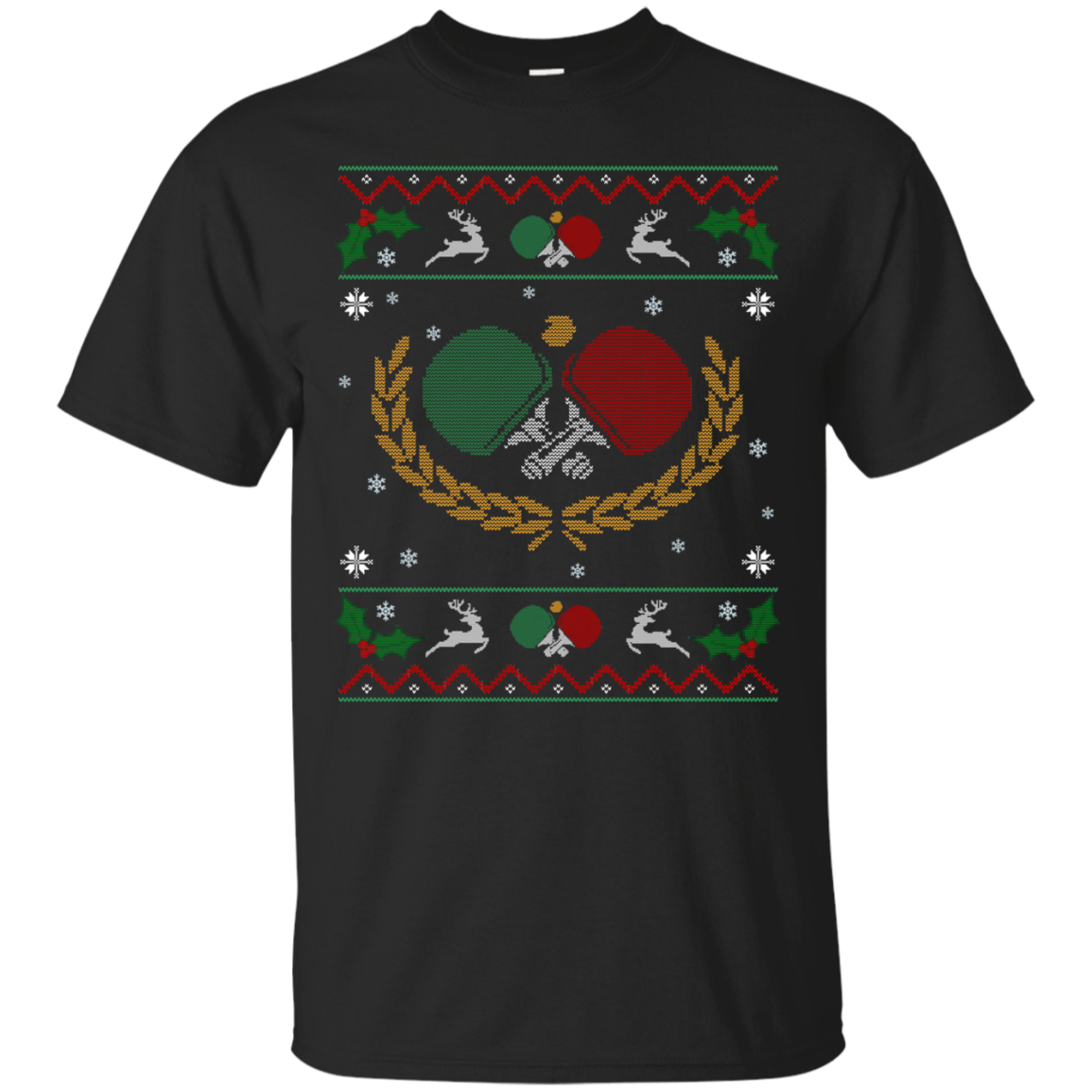Christmas Table Tennis T-shirt