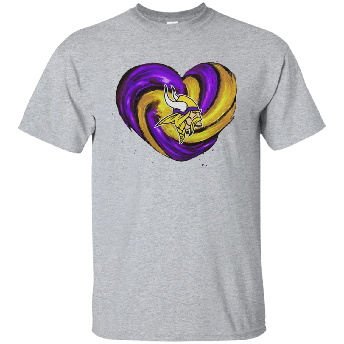 Hurricane Minnesota Vikings Heart Shirt
