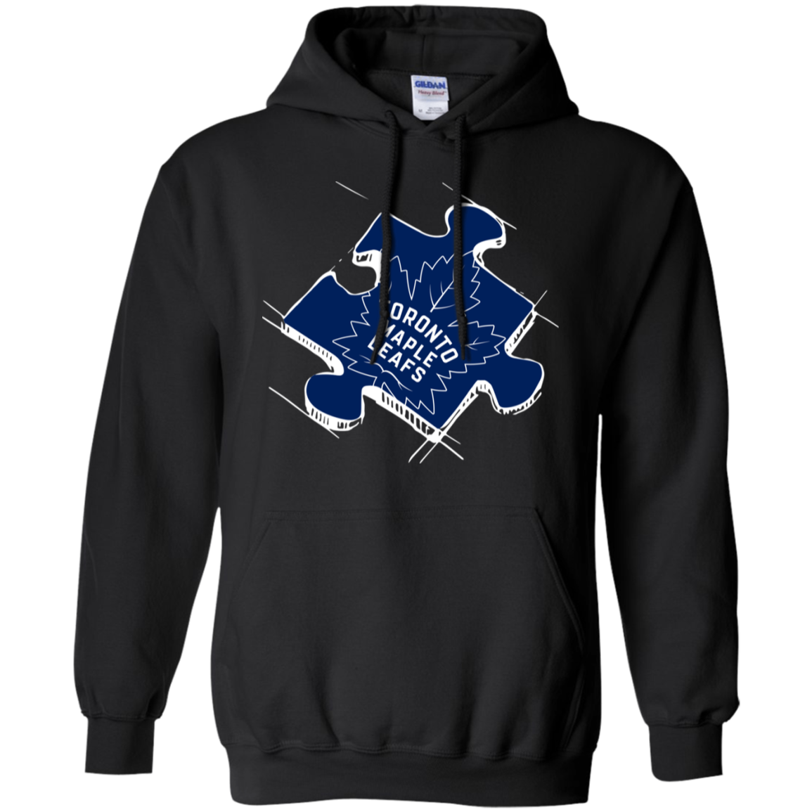Toronto Maple Leafs Autism Puzzle G185 Pullover 8 Oz. Shirts