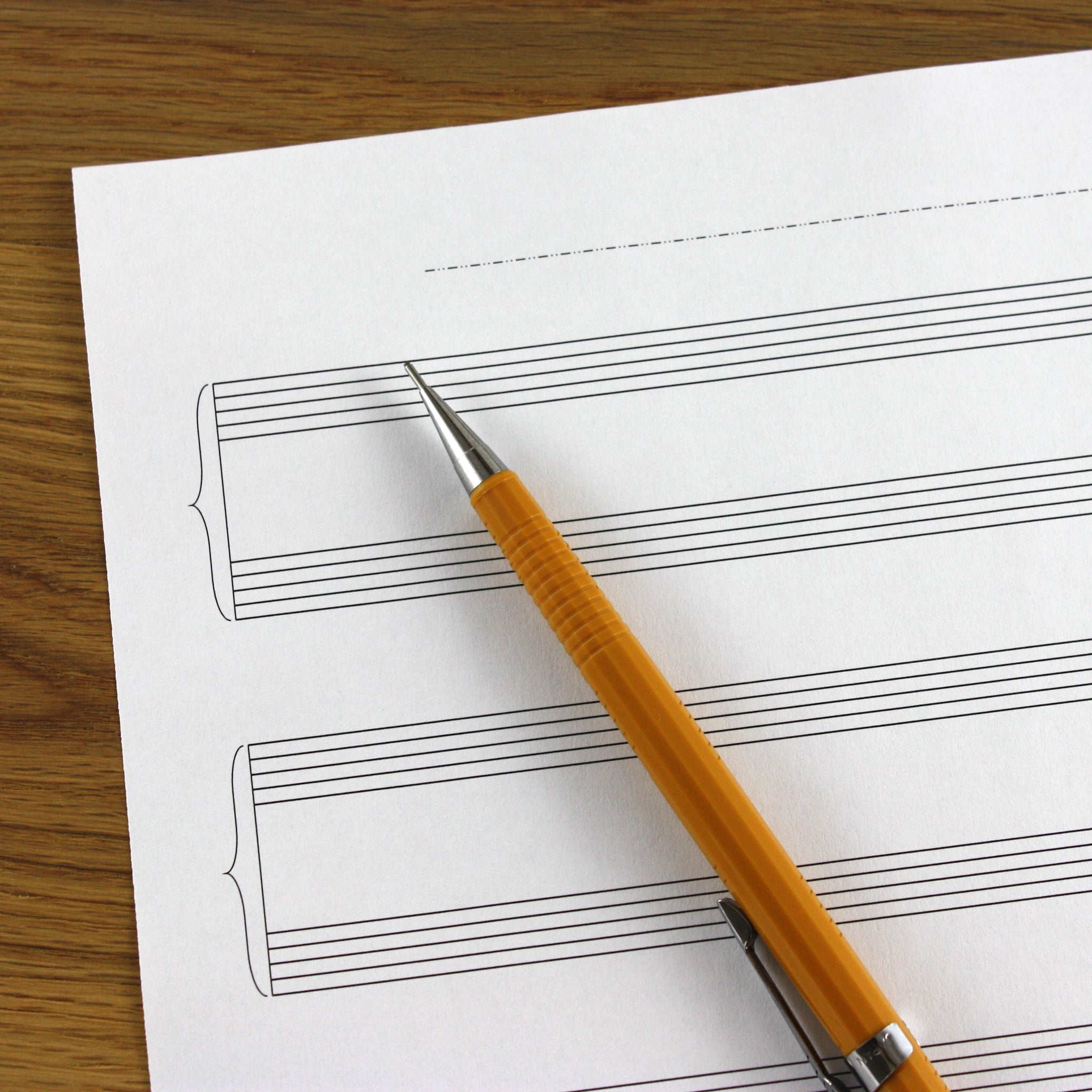 manuscript music sheet