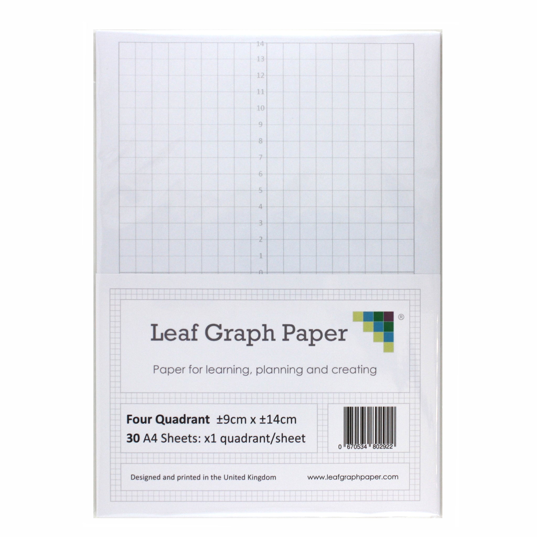 a4 quadrant coordinate paper four quadrant x1 10mm 1cm squared 30 s leaf graph paper