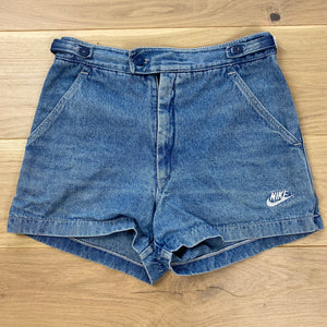 denim nike shorts