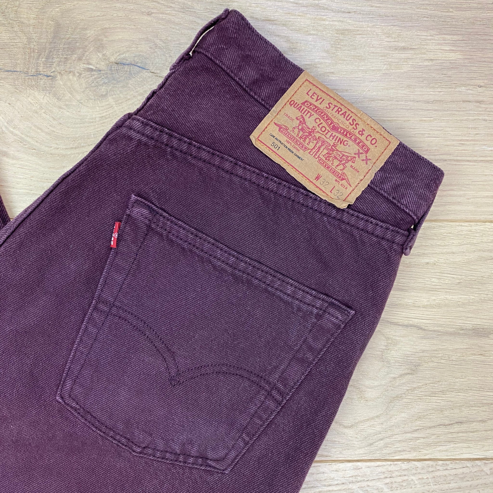 purple levis 501