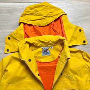 levis yellow raincoat