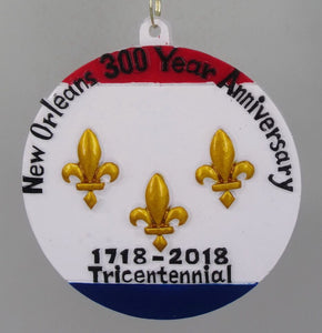 New Orleans 300 Anniversary Tricentennial Magnet, Round