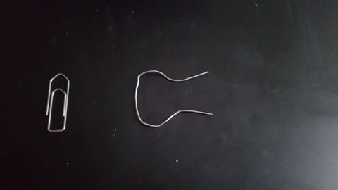 paperclip tot blaasbalgklep vormen