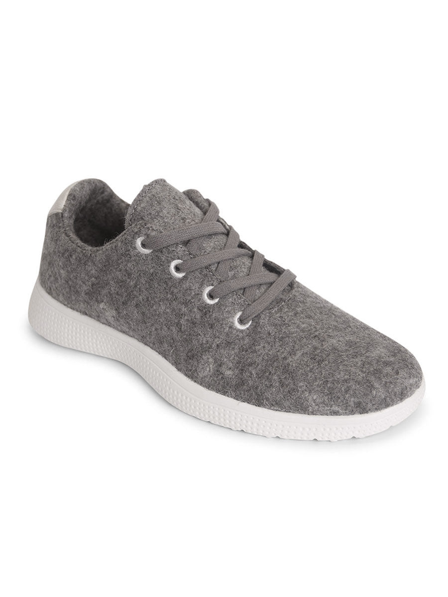 MERINO WOOL TRAINERS - GREY