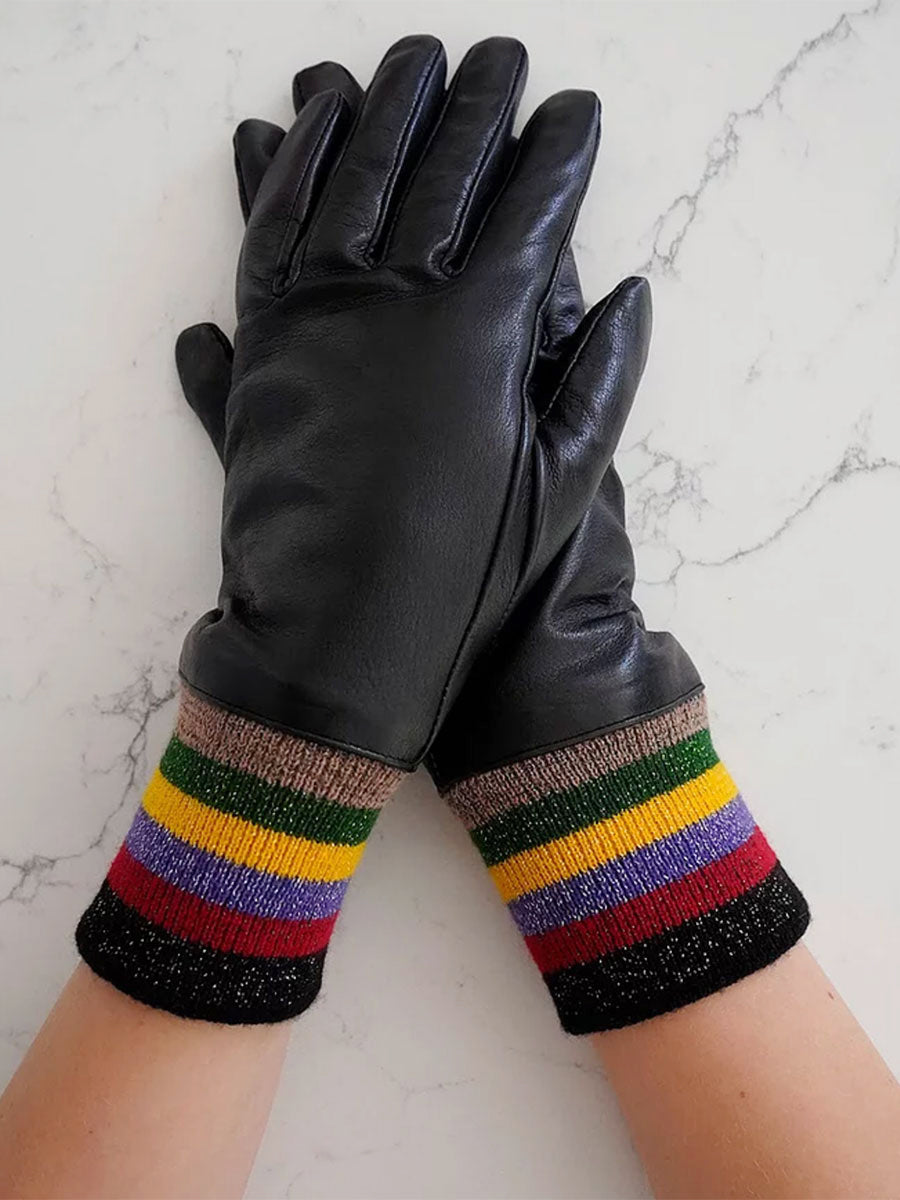 designer leather gloves