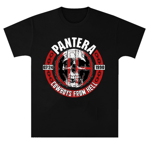 Cfh Skull Circle T Shirt Pantera Official Store