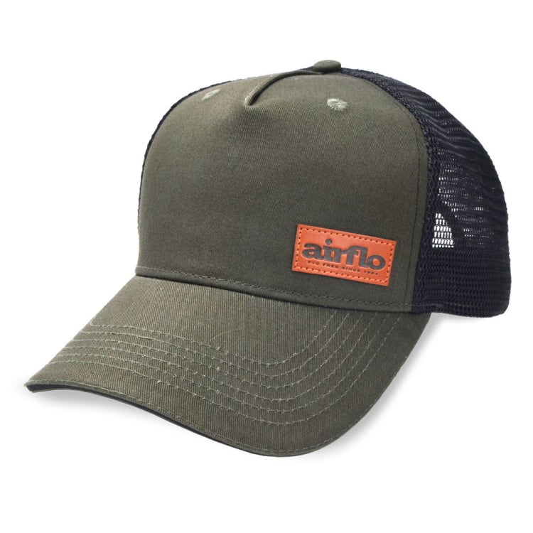 Airflo Fishing Hats Trucker Cap - Olive | TackleBase