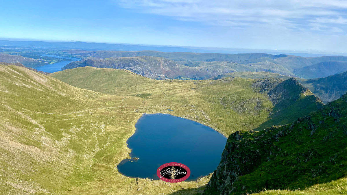 The View from Hellvellyn in Cumbria