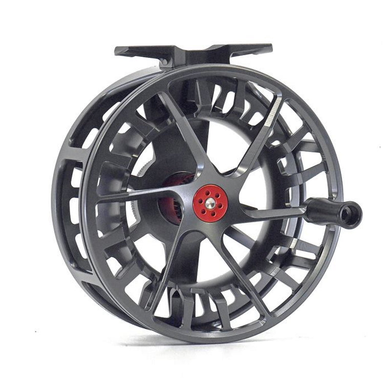 Waterworks Lamson Speedster S HD Dark Smoke Fly Reel: 9+ Dark Smoke