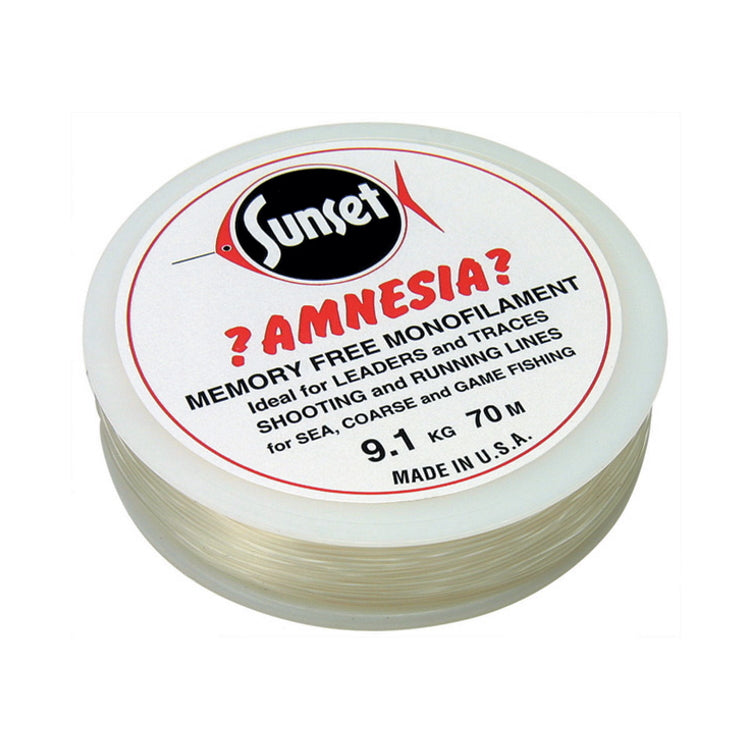 Sunset Amnesia Memory Free Monofilament - Clear - John Norris