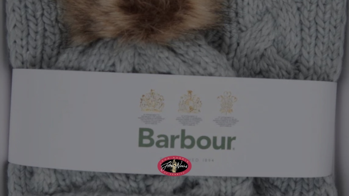 barbour beanie set