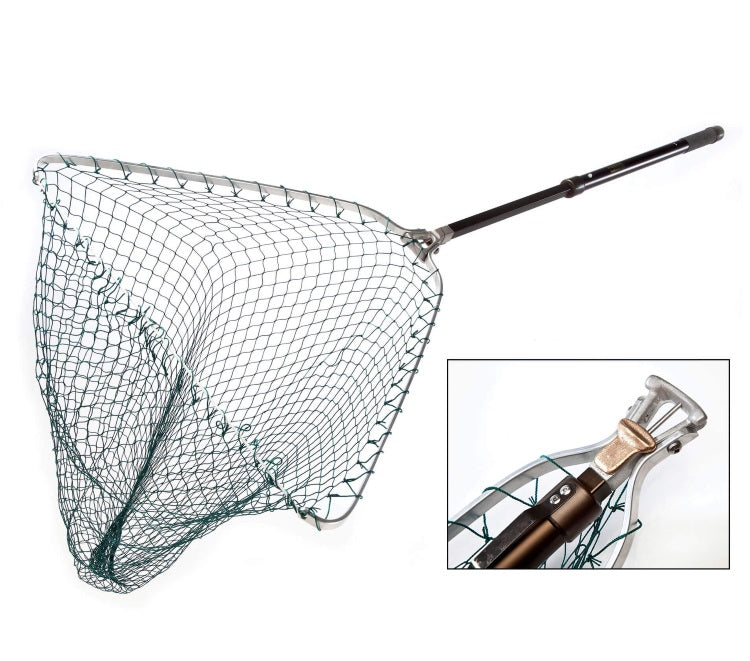 McLEAN® Seatrout Weigh XXL Rubber Mesh, Salmon Nets - Fly and Flies