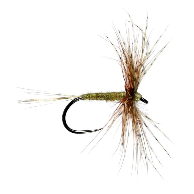 March Brown Jingler Hackled Dry Flies