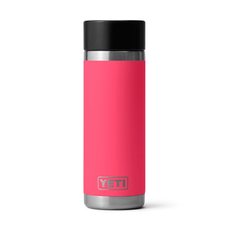 Yeti Rambler Bottle 18 Oz. Bimini Pink with Hotshot Cap