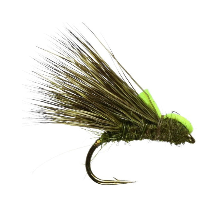 Olive Sedgehog Flies | John Norris