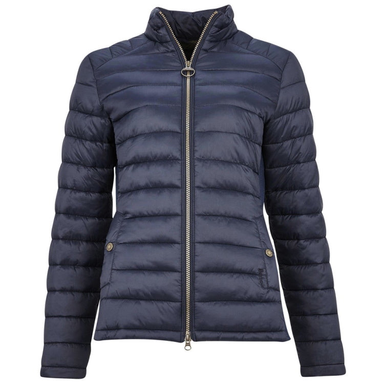 barbour hirsel quilted jacket navy