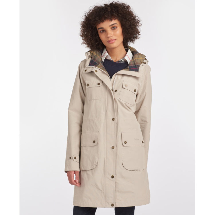 barbour ladies long coat