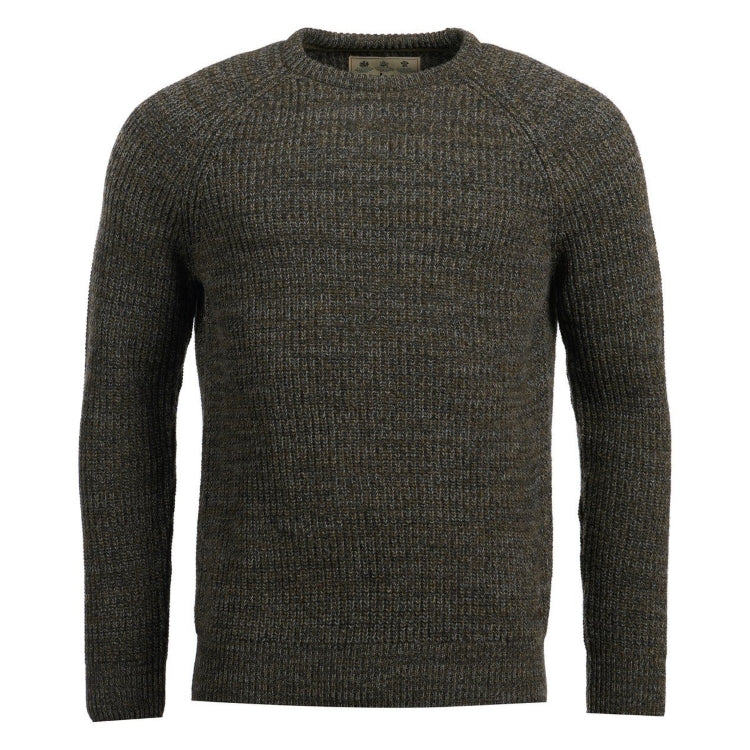 barbour mens green jumper