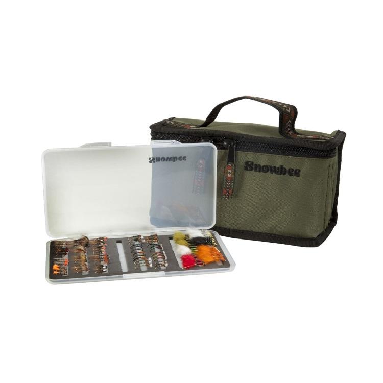 Snowbee Slimline Fly Box Kit - Clear/Green