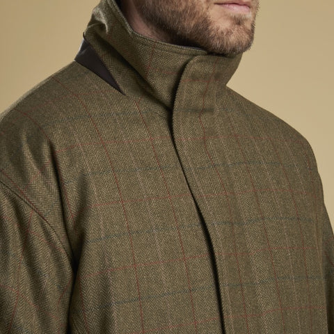 barbour tweed coat