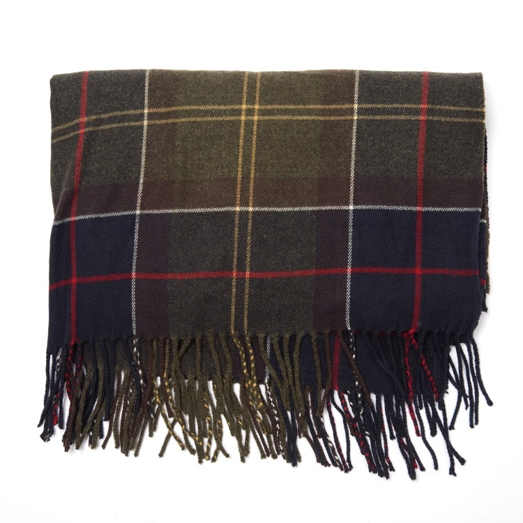 barbour tartan wrap