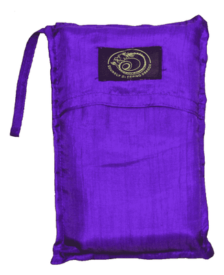 purple sleeping bag