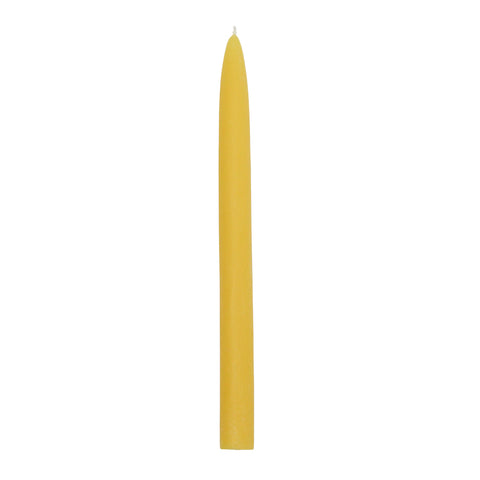 BEESWAX CANDLE - Taper Candle 10 inch - Yellow Gold