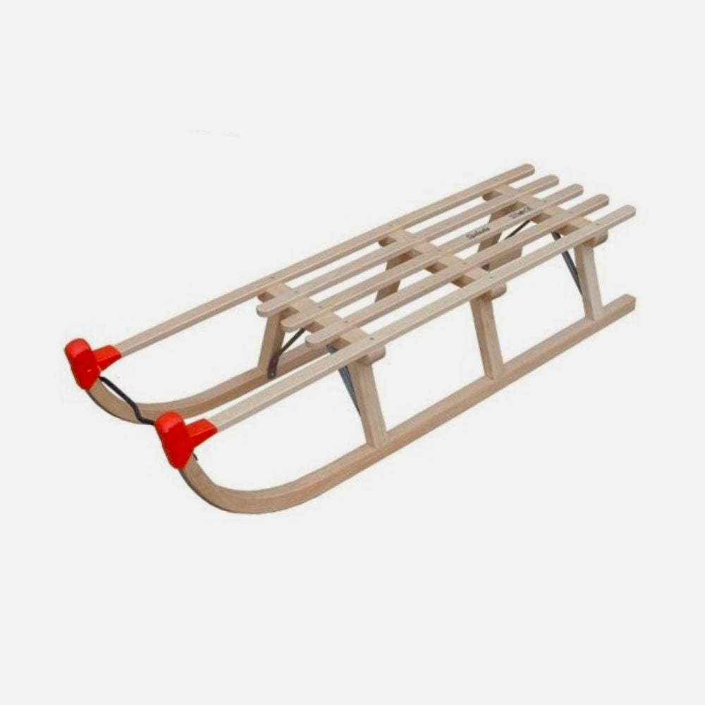 90cm Traditional Wooden Toboggan - sledges