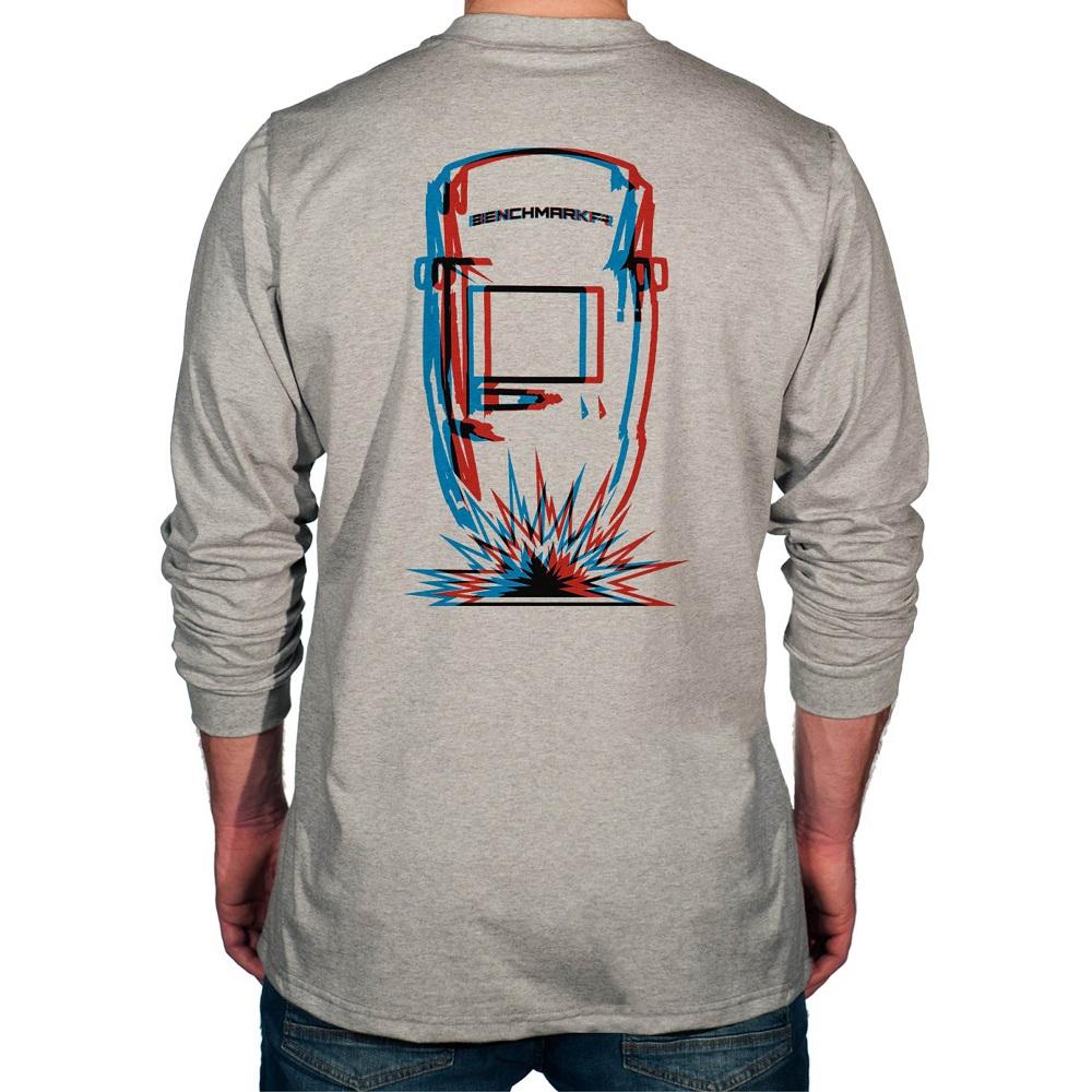 Welder's Mask Graphic Flame Resistant Long Sleeve Shirt