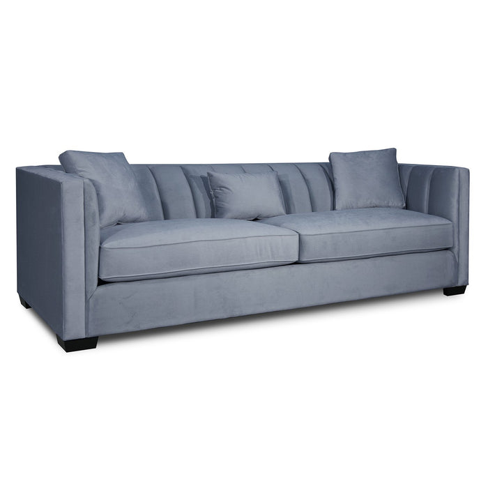 Jocelyn Sofa Loveseat Combo Gray Aki Home