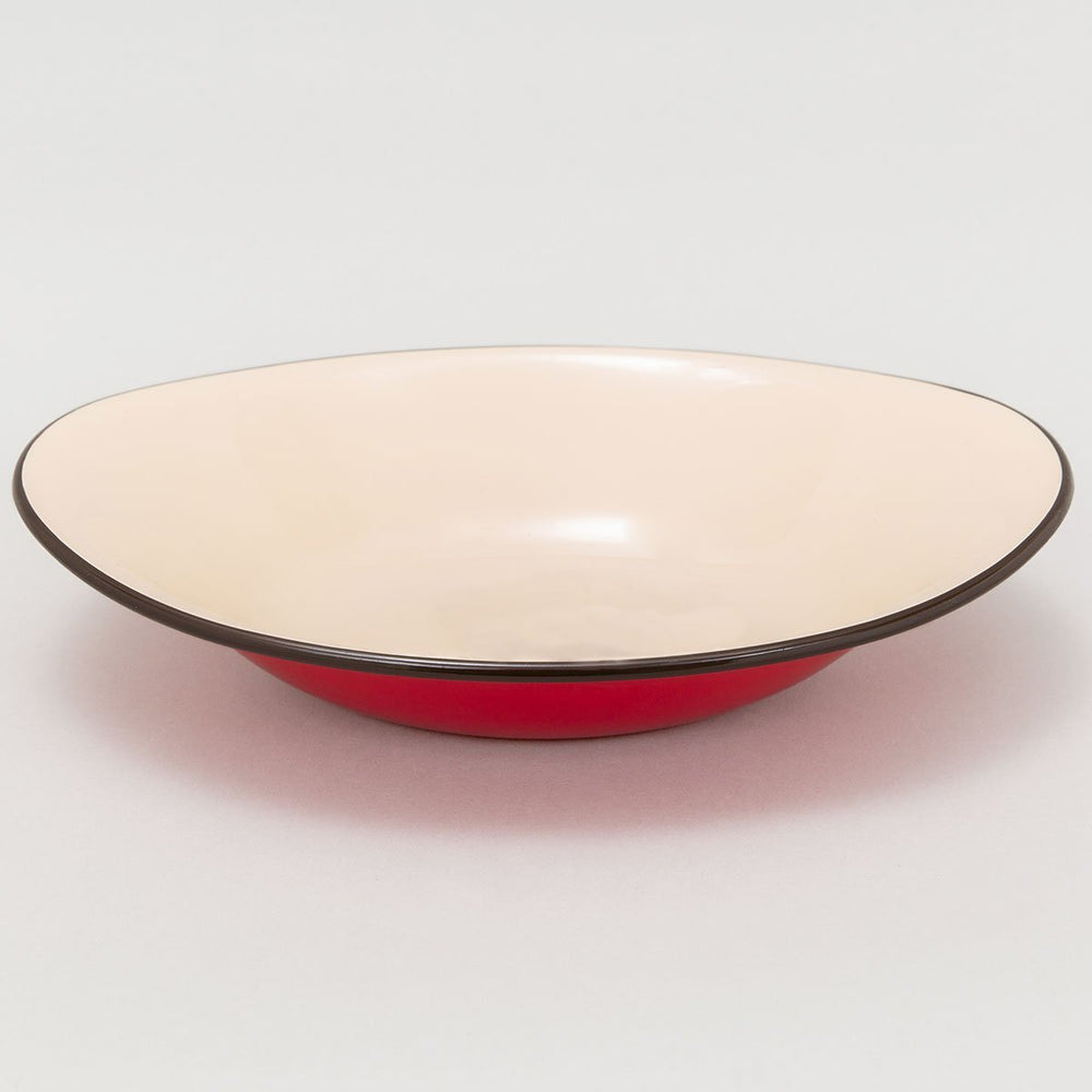 Lightweight Series Oval Plate 9.8 in. Red