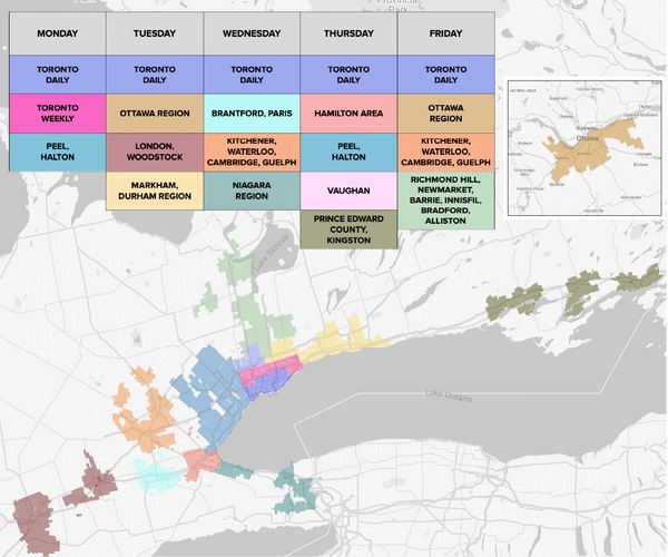 Home Delivery Map 2023