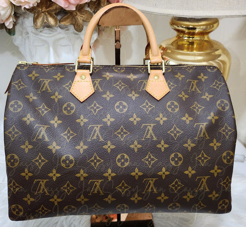 Preloved Louis Vuitton Damier Azur Speedy 30 Bag DU2057 021023 –  KimmieBBags LLC