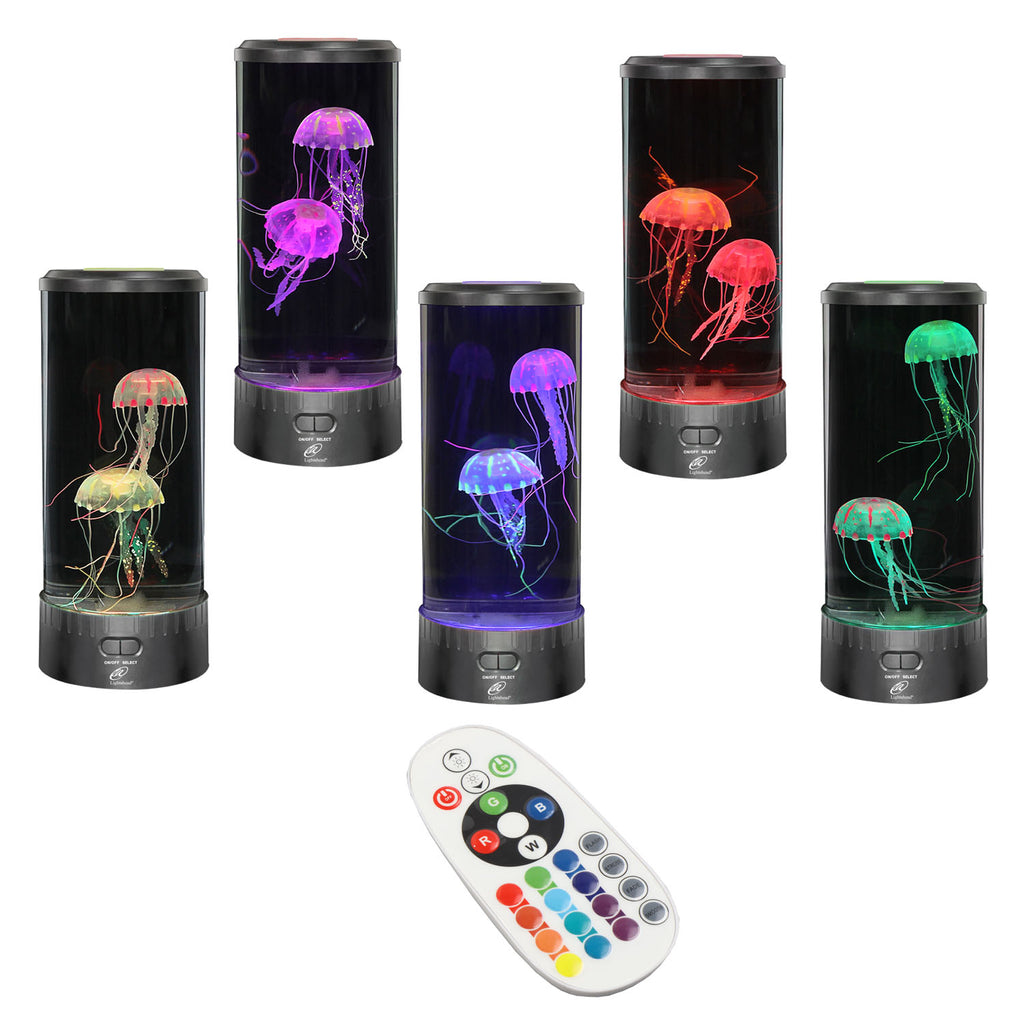 Lightahead LED Fantasy Jellyfish Aquarium Lamp Round, 7 color changing