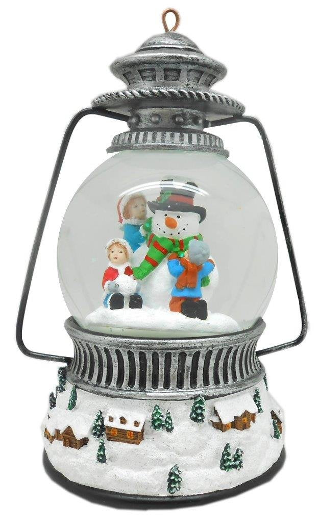 Lightahead 100MM Snow Globe Lantern Water ball with LED Lights and Mus