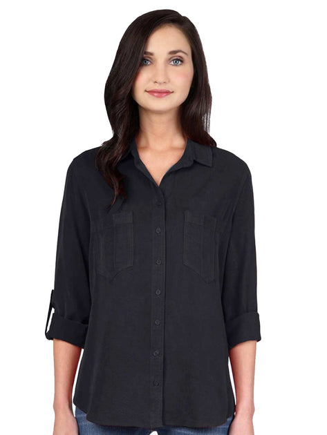 Savoir Blouse | Tencel Shirt Womens | Tianello – Tianello.com