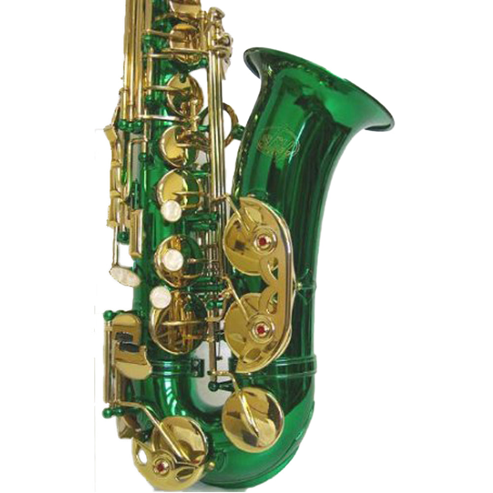 Зеленый саксофон. Саксофон зеленый.