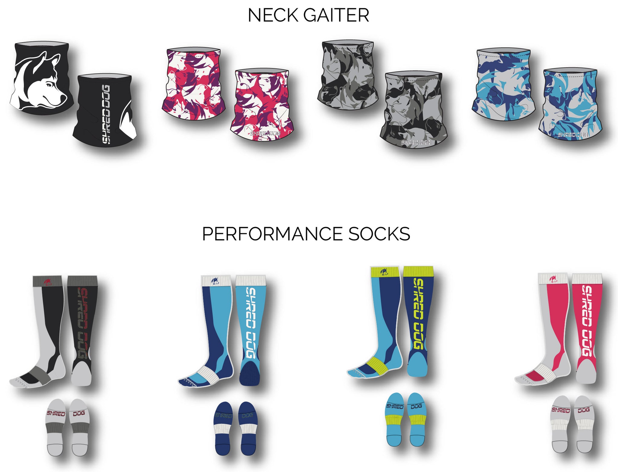 Final Designs Neck Gaiter & Performance Socks