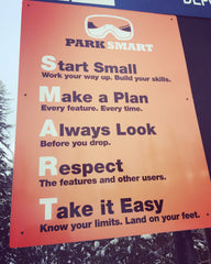 terrain park safety SMART acronym