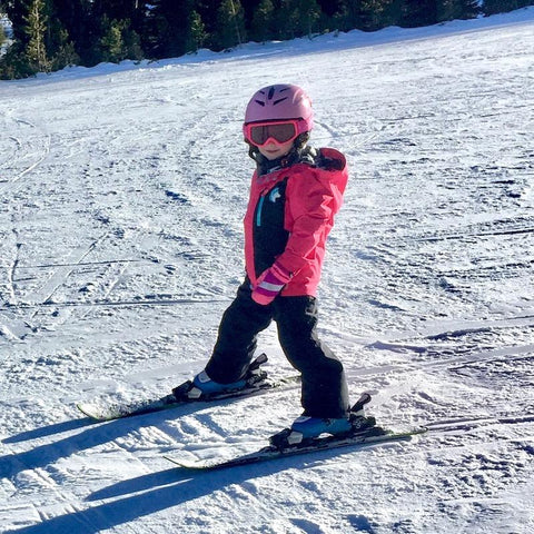 Shred Dog Pup in Kids Ski Gear