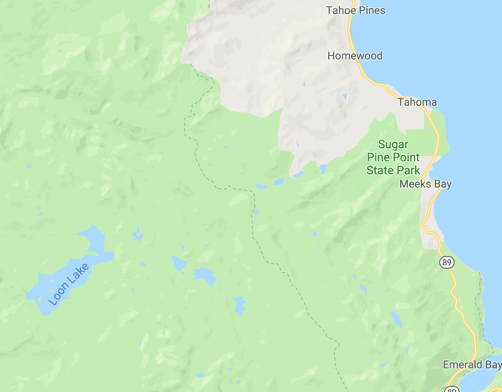 map of west shore lake tahoe