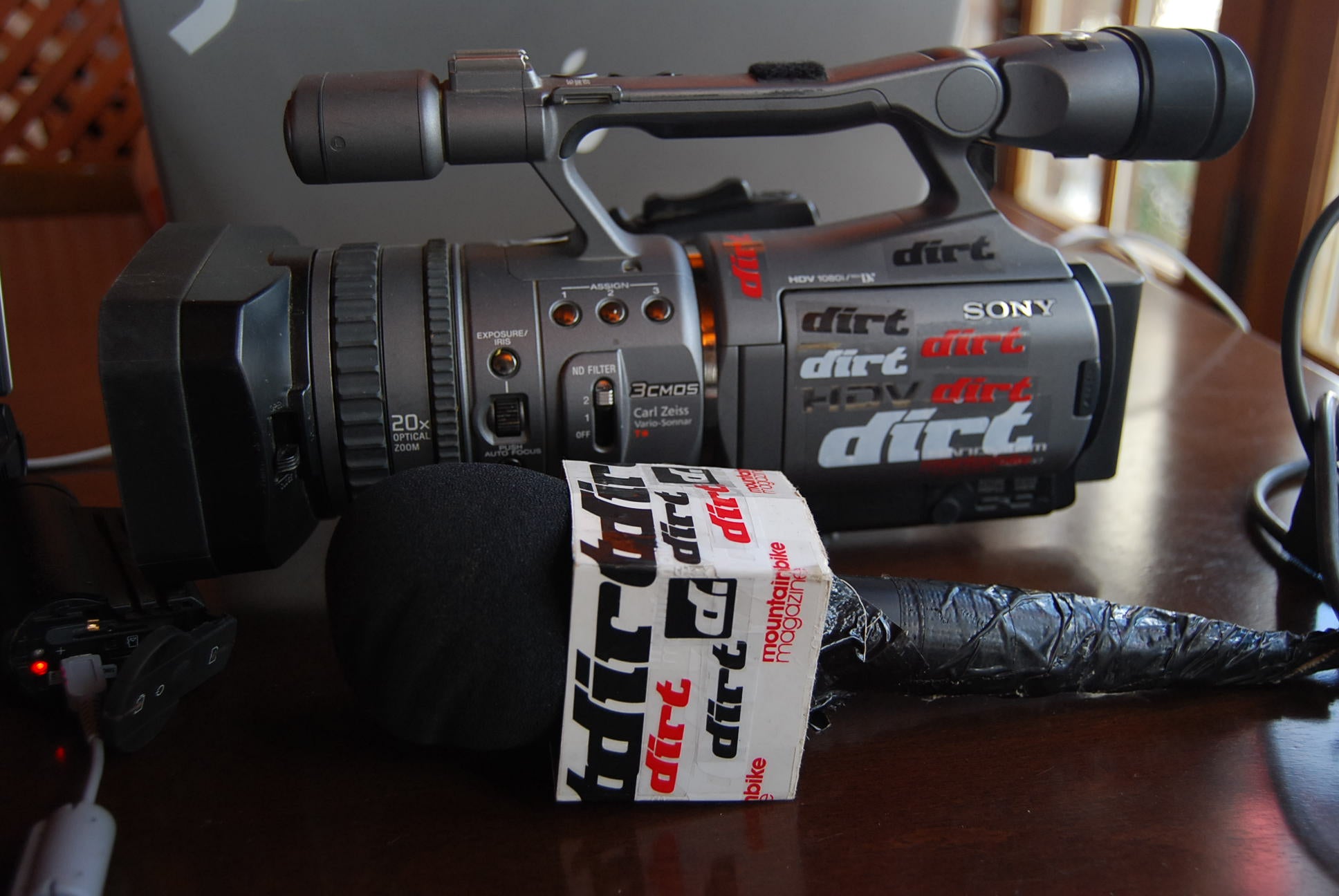 Original DirtTV camera and microphone
