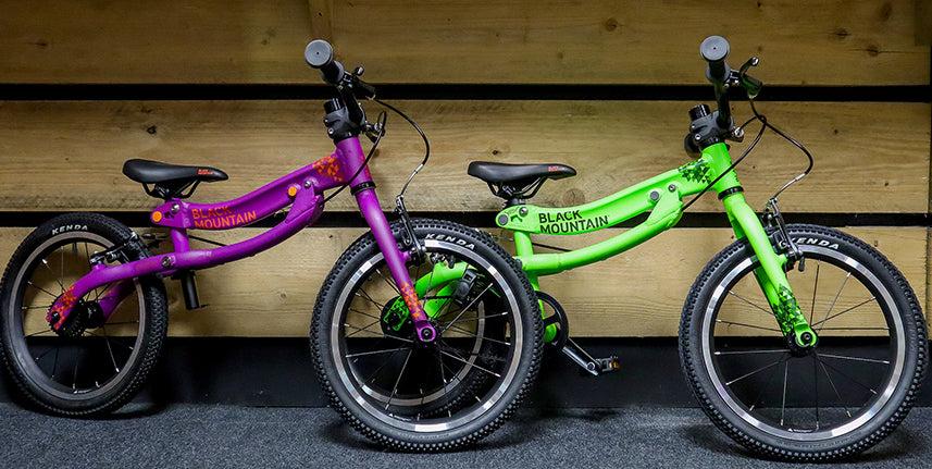 Kids bike in bike shop