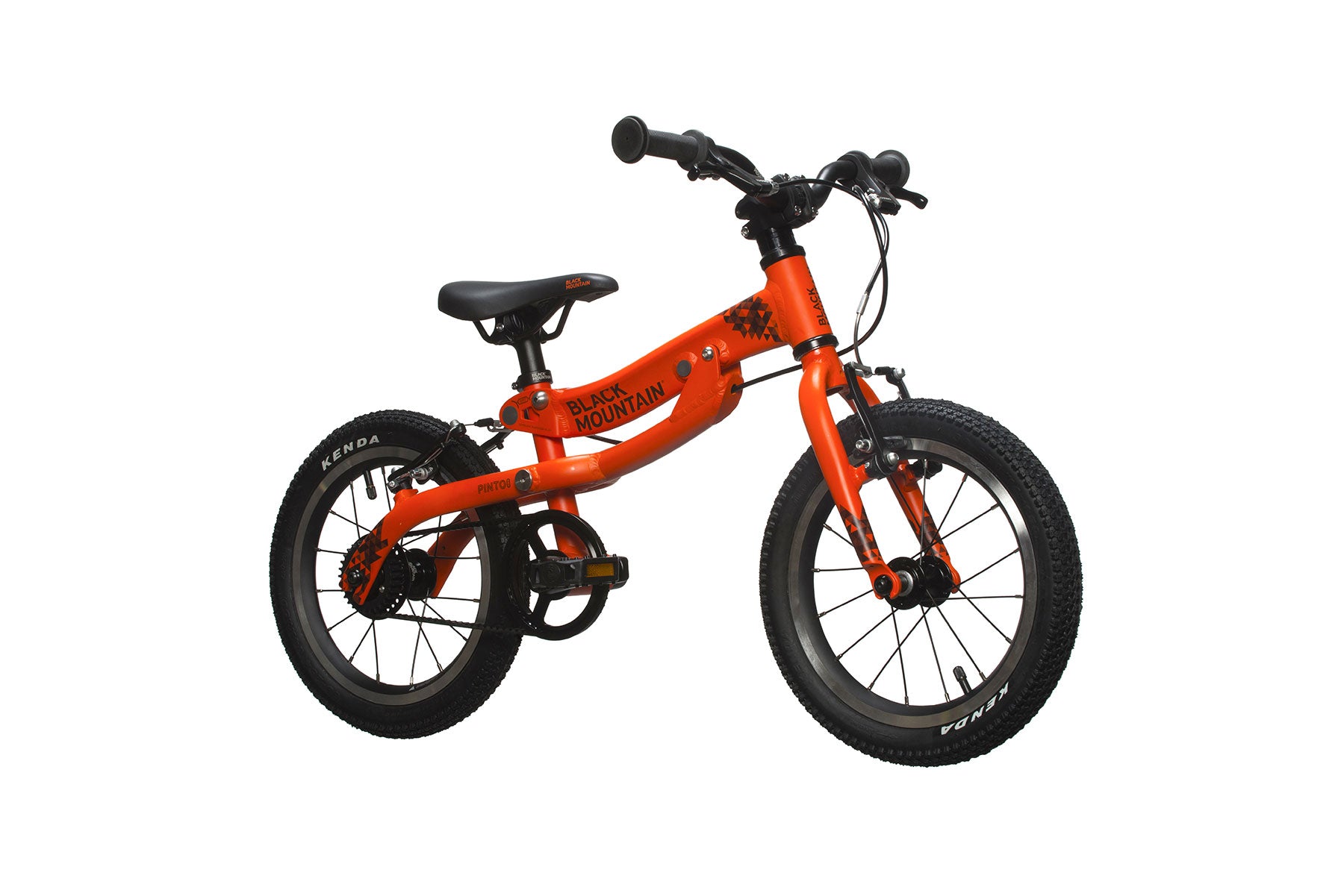 orange childrens bike