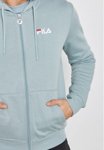 fila light blue hoodie