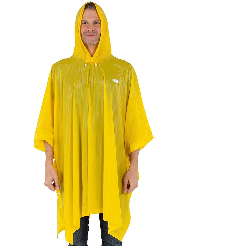 Reusable Rain Poncho for Adult Thick PVC Breathable material Hood ...